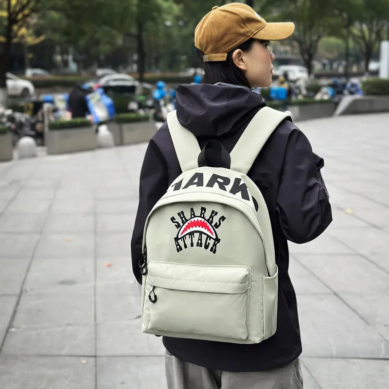 DCLOUD Nylon Backpack Unisex Multicolor-12