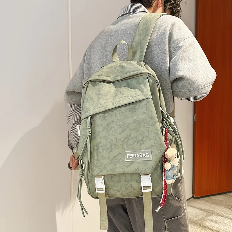 DCLOUD Nylon Backpack Unisex Multicolor-18