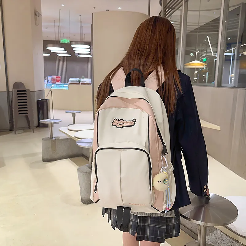 DCLOUD Nylon Backpack Regular Unisex Multicolor-22