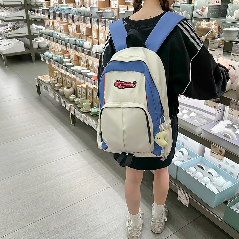 DCLOUD Nylon Backpack Regular Unisex Multicolor-9