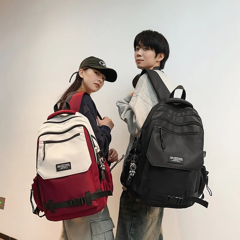 DCLOUD Nylon Backpack Unisex Multicolor-18