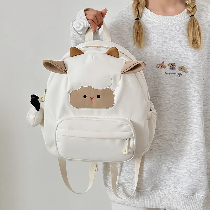 DCLOUD Nylon Backpack Unisex Multicolor-4