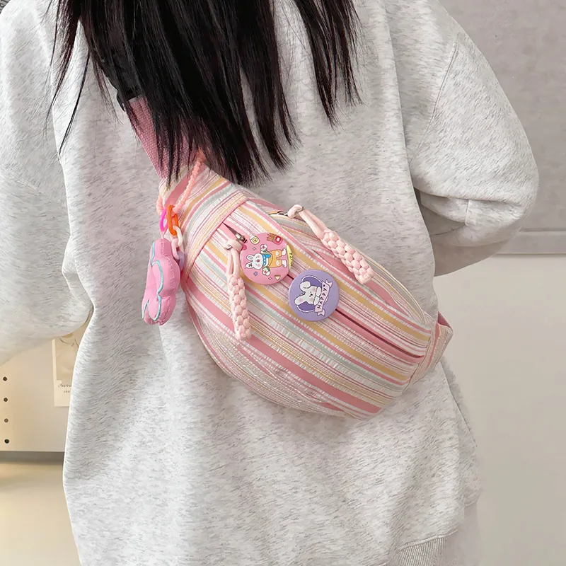 DCLOUD Nylon Sling Bag Regular Women's Multicolor-11