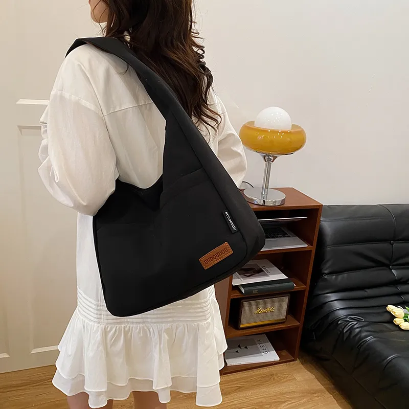 DCLOUD Canvas Bag Tote Shoulder Bag Unisex Multicolor-11
