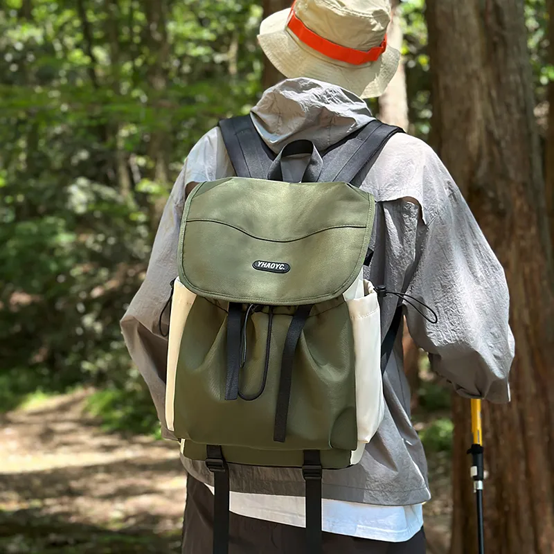 DCLOUD Nylon Backpack Unisex Multicolor-17