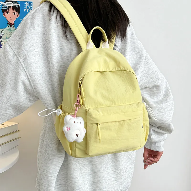 DCLOUD Nylon Backpack Unisex Multicolor-14
