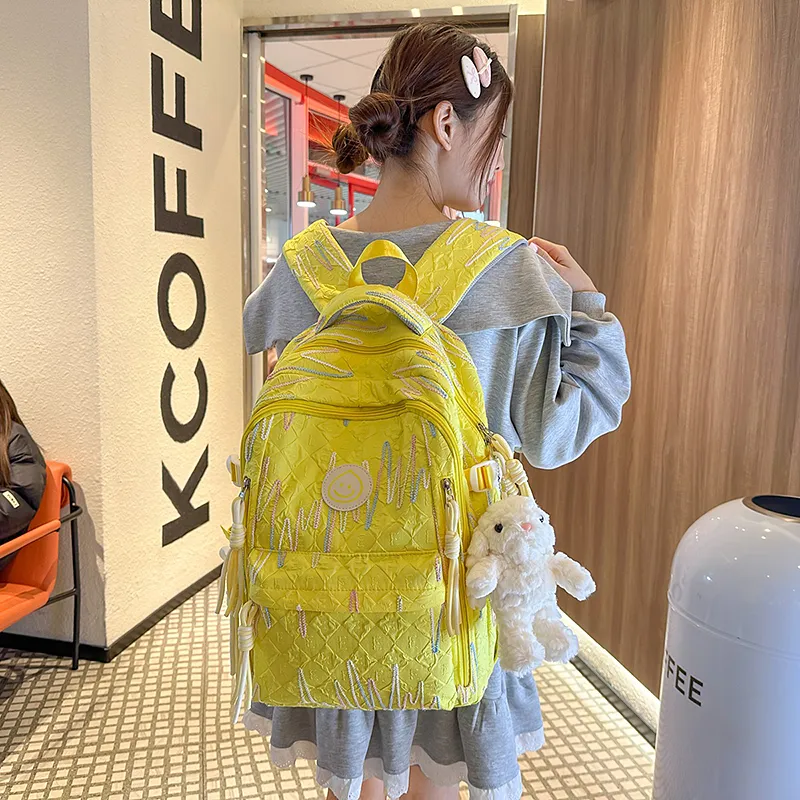 DCLOUD Nylon Backpack Women's Multicolor-32