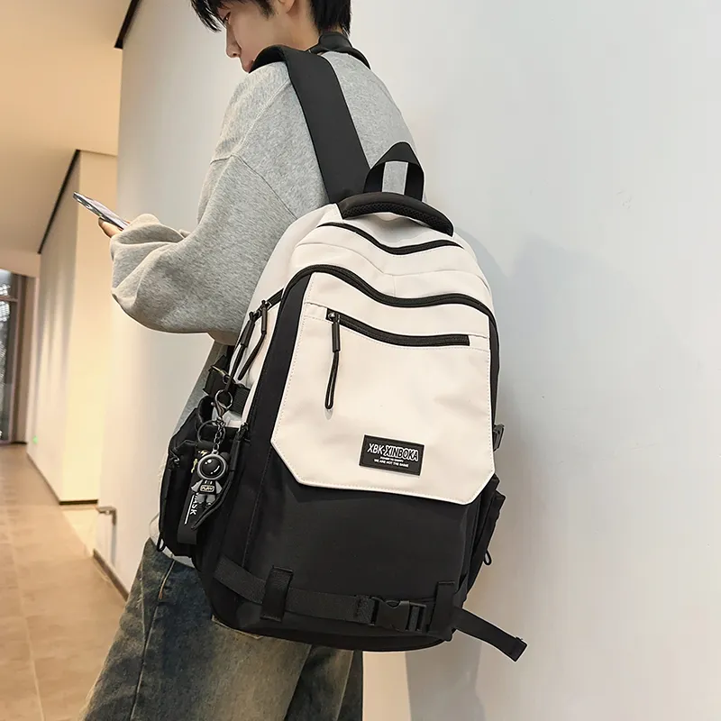 DCLOUD Nylon Backpack Unisex Multicolor-13