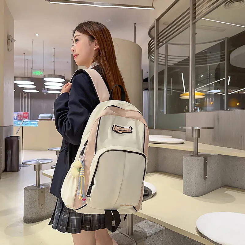DCLOUD Nylon Backpack Regular Unisex Multicolor-19