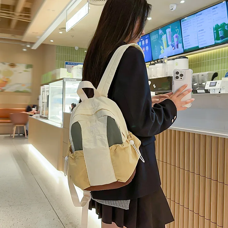 DCLOUD Nylon Backpack Unisex Multicolor-9