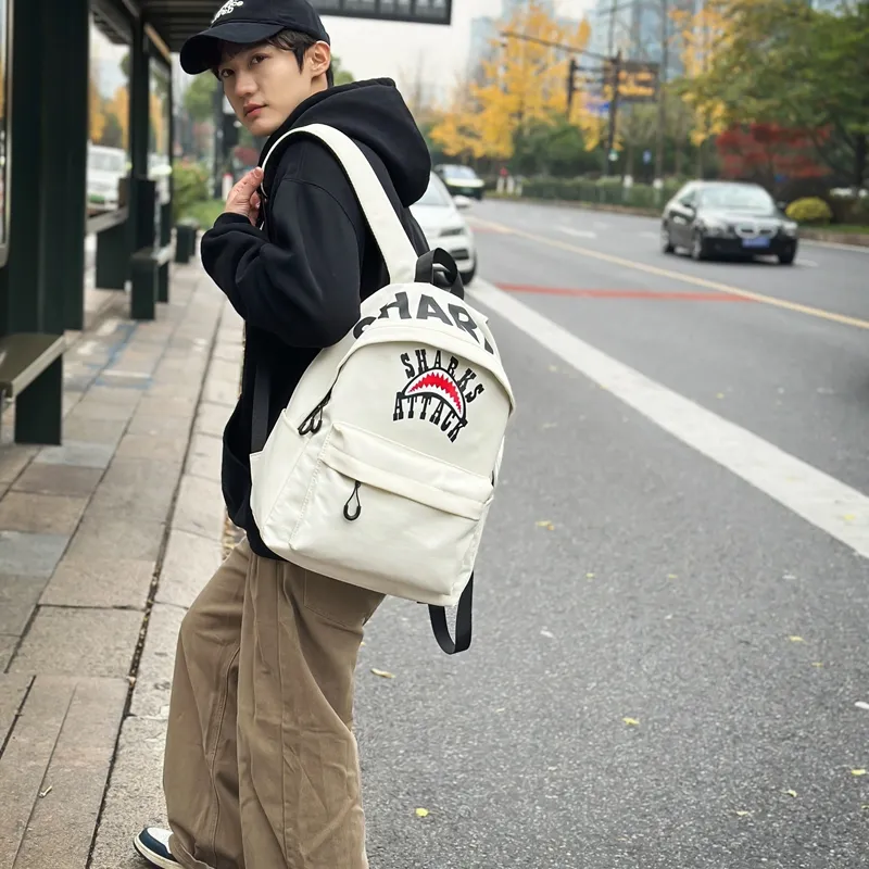 DCLOUD Nylon Backpack Unisex Multicolor-4