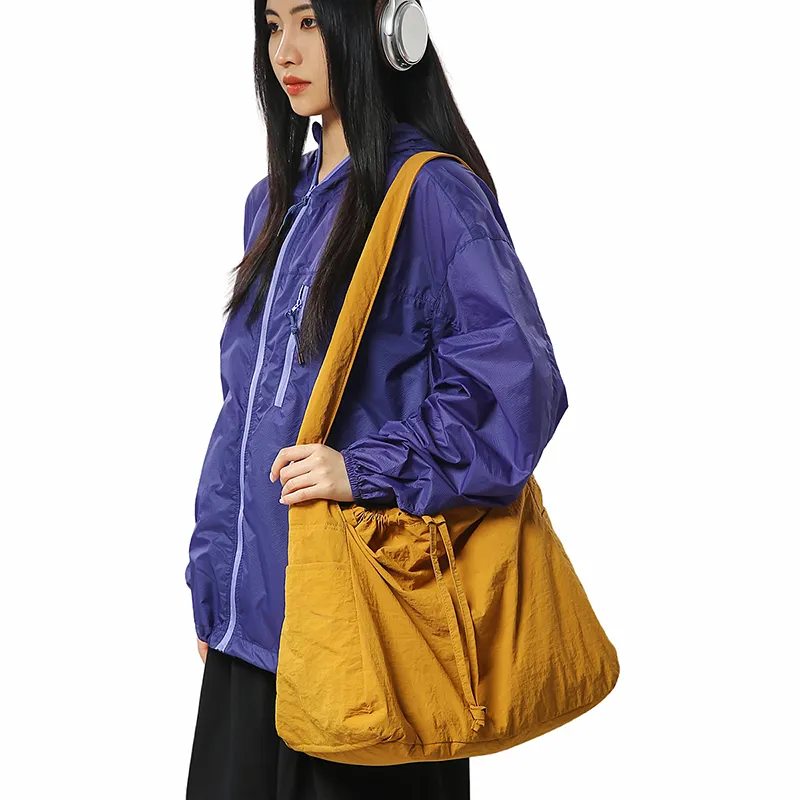 DCLOUD Nylon Crossbody Bag, Shoulder Bag Regular Unisex Multicolor-11