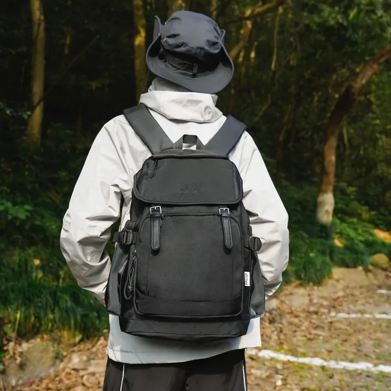 DCLOUD Nylon Backpack Large Size Unisex White/Black/Army Green/Light Green/Khaki-7