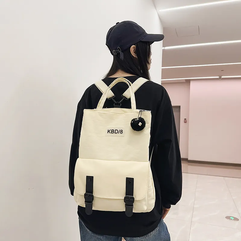DCLOUD Nylon Crossbody Bag Unisex White/Black/Blue/Green/Orange-2
