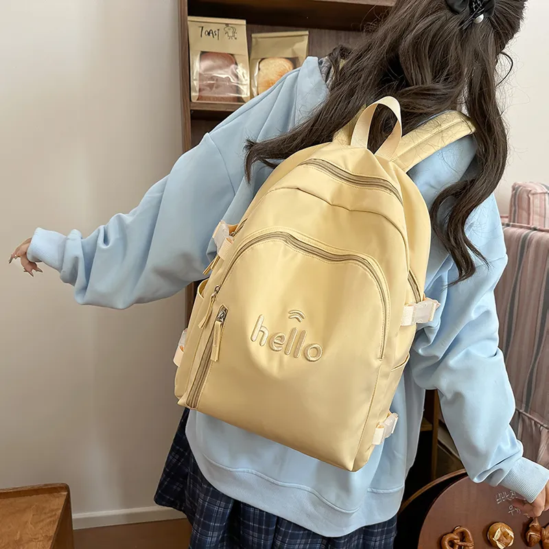 DCLOUD Nylon Backpack Tubas Unisex Multicolor-3