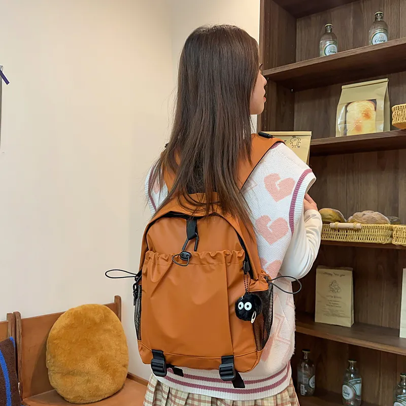 DCLOUD Membrana Dermalis Backpack Unisex Orange/Black/Khaki/Pea Green/Gray-1