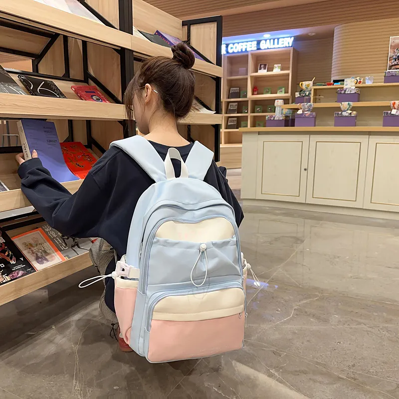 DCLOUD Nylon Backpack Regular Unisex Multicolor-22