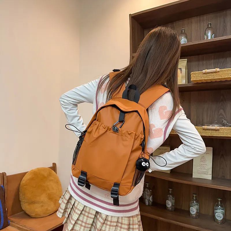 DCLOUD Membrana Dermalis Backpack Unisex Orange/Black/Khaki/Pea Green/Gray-5