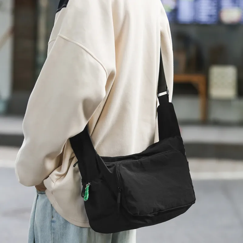 DCLOUD Nylon Backpack Unisex White/Gray/Khaki/Green/Orange/Black-10