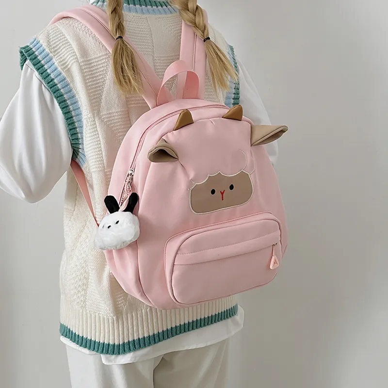 DCLOUD Nylon Backpack Unisex Multicolor-10