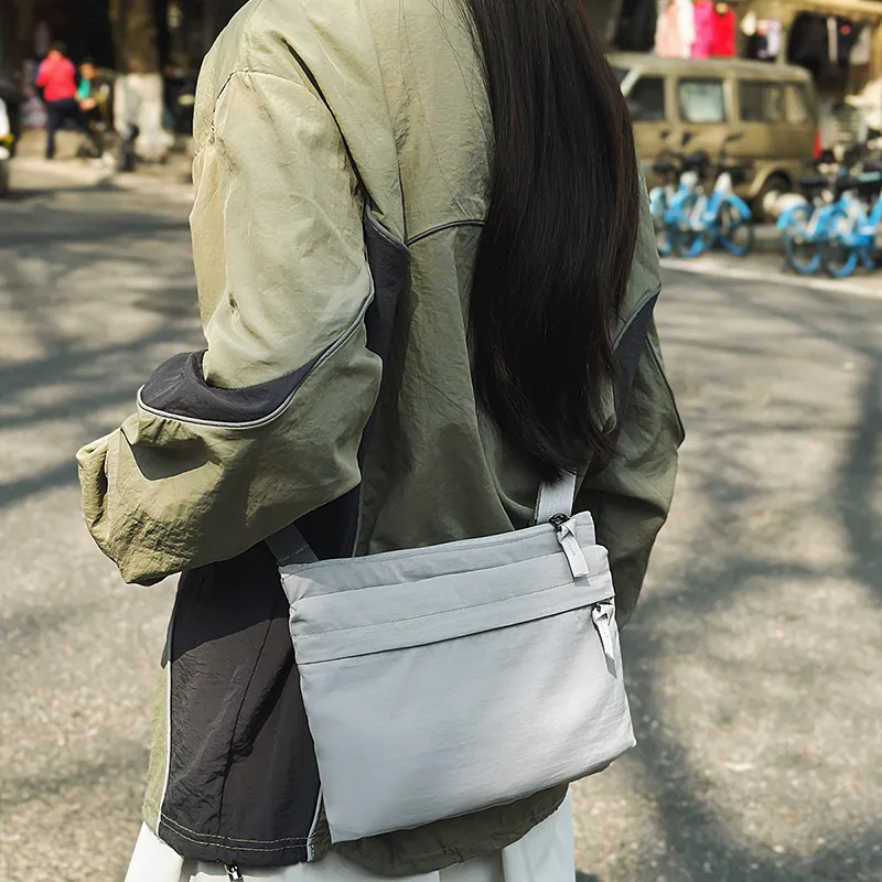 DCLOUD Nylon Shoulder Bag Regular Unisex Multicolor-16