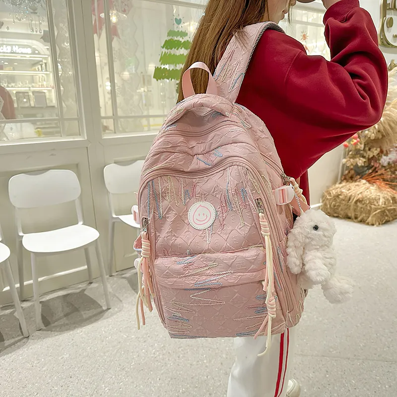 DCLOUD Nylon Backpack Women's Multicolor-15