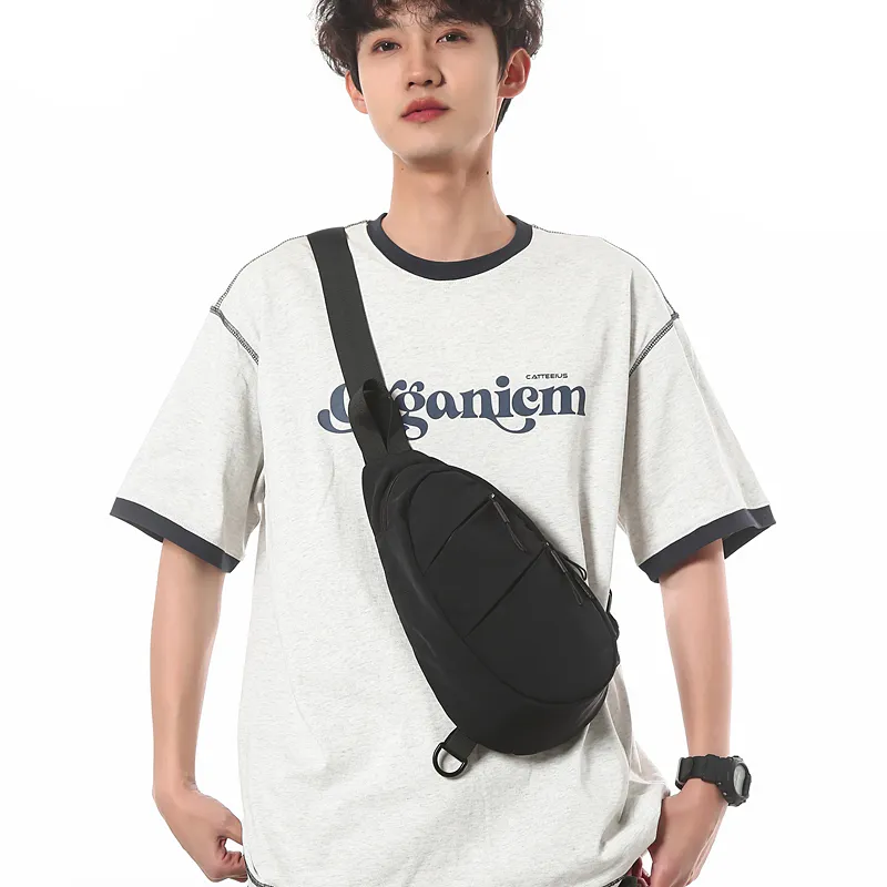 DCLOUD Nylon Sling Bag Unisex Multicolor-2