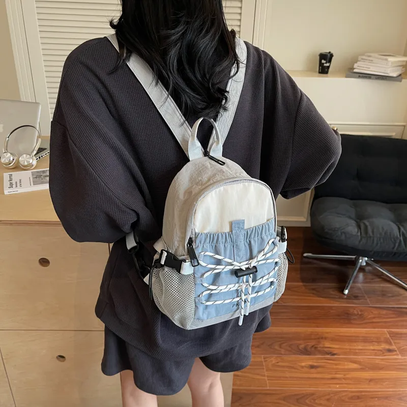DCLOUD Fabric Backpack Regular Women's Multicolor-2