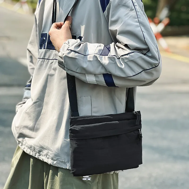 DCLOUD Nylon Shoulder Bag Regular Unisex Multicolor-10