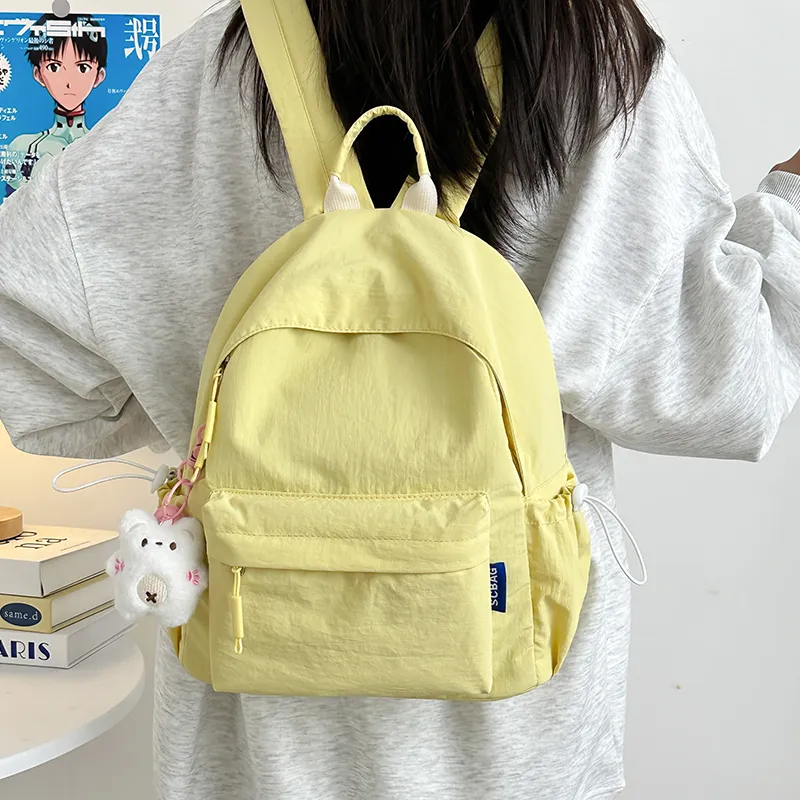 DCLOUD Nylon Backpack Unisex Multicolor-17