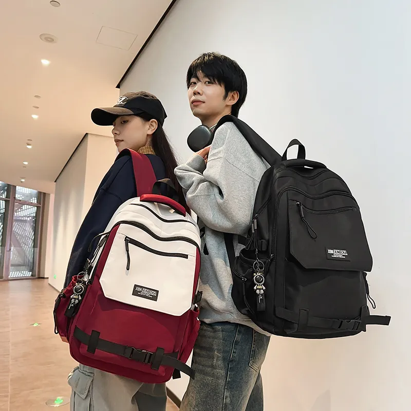 DCLOUD Nylon Backpack Unisex Multicolor-16