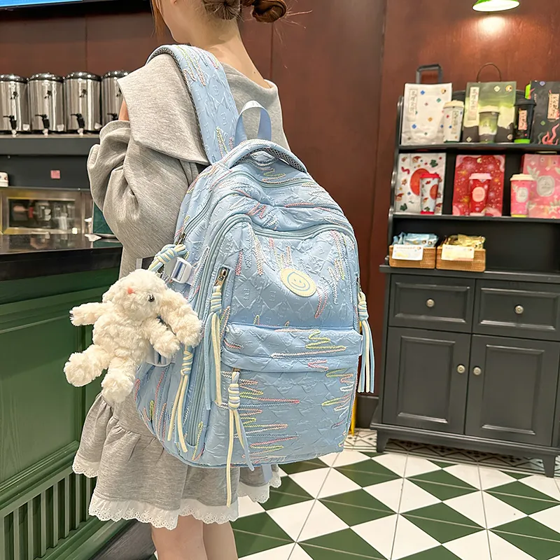 DCLOUD Nylon Backpack Women's Multicolor-23