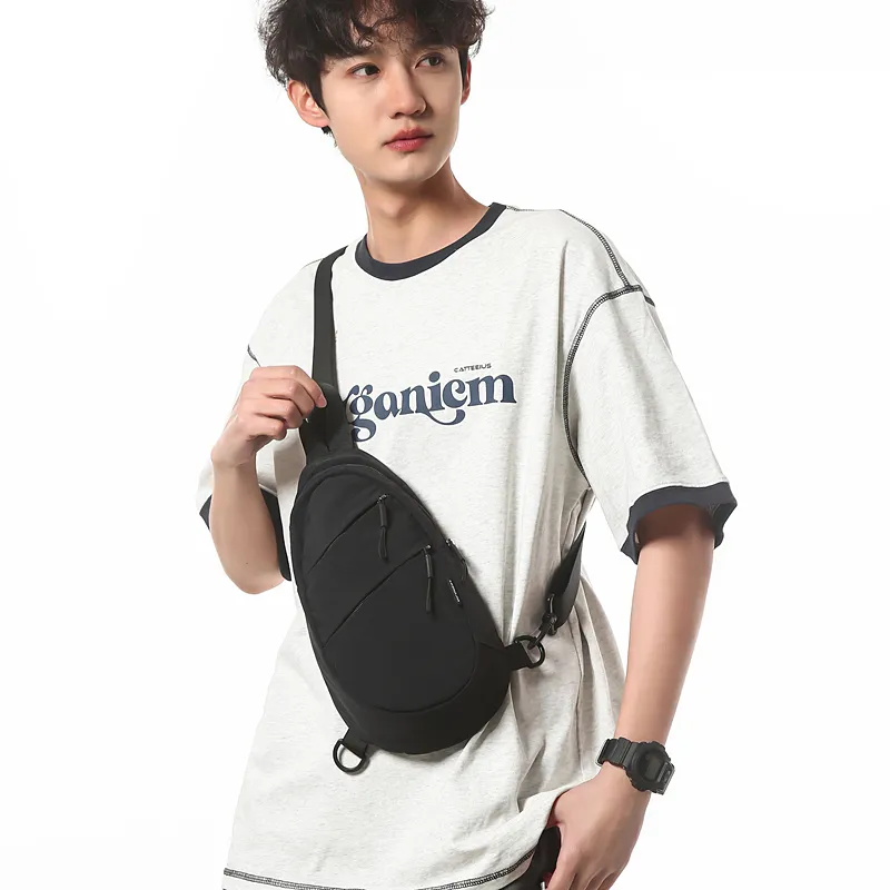 DCLOUD Nylon Sling Bag Unisex Multicolor-4