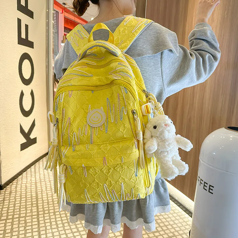 DCLOUD Nylon Backpack Women's Multicolor-30