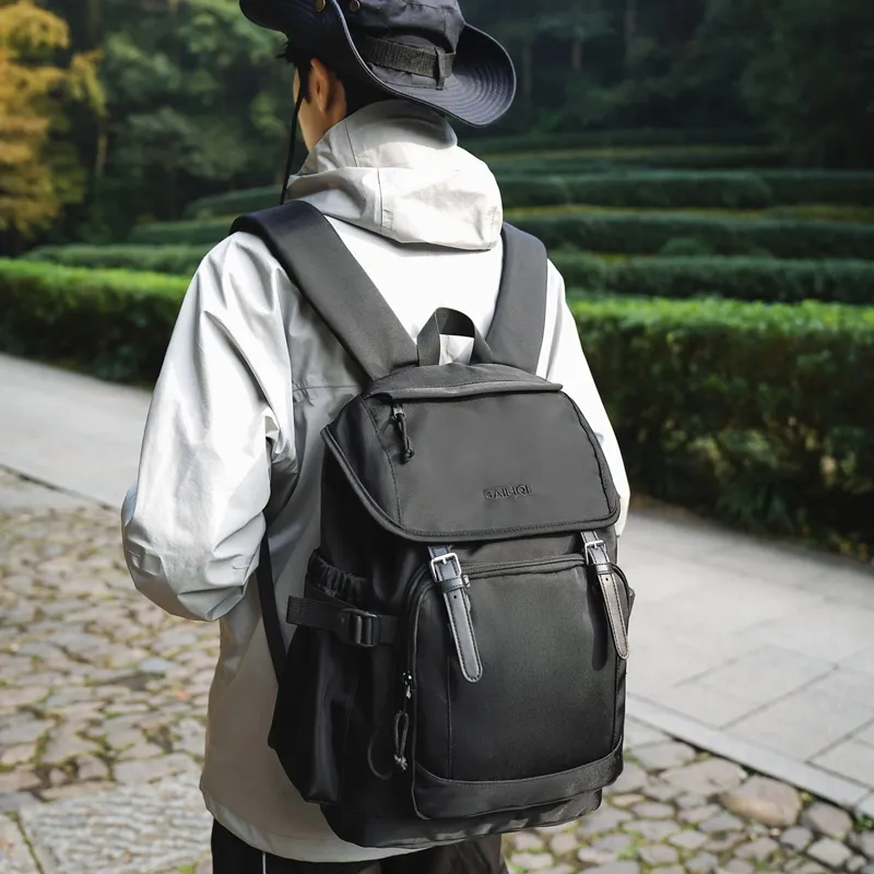 DCLOUD Nylon Backpack Large Size Unisex White/Black/Army Green/Light Green/Khaki-6