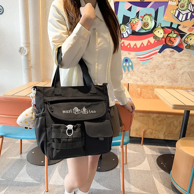 PULUWIRR Nylon Shoulder Bag Women's Multicolor-9