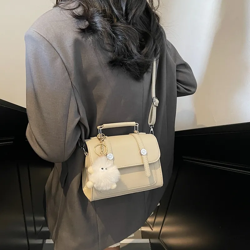 DCLOUD PU Handbag, Shoulder Bag, Crossbody Bag Regular Women's Khaki/Pea Green/Pink/Black-10