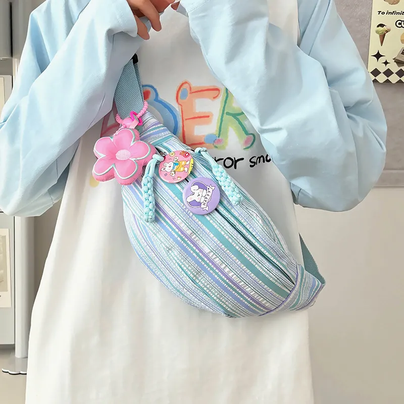 DCLOUD Nylon Sling Bag Regular Women's Multicolor-5
