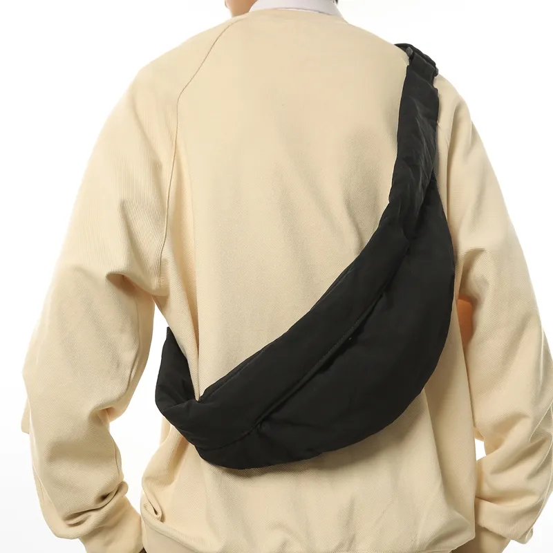 DCLOUD Nylon Sling Bag Unisex Light Khaki/Ginger Yellow/Coffee/Black-14