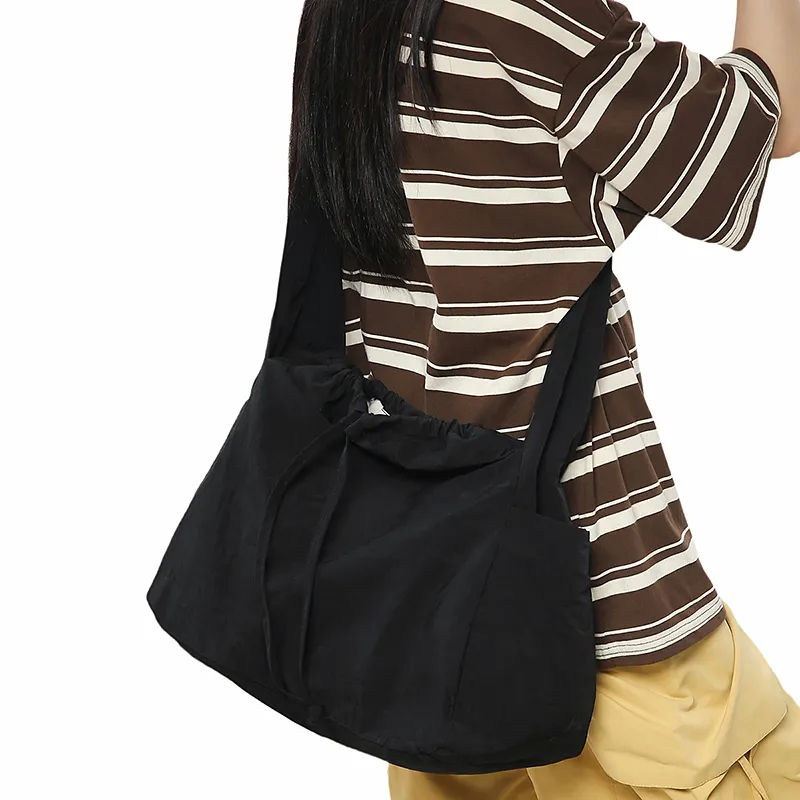 DCLOUD Nylon Crossbody Bag, Shoulder Bag Regular Unisex Multicolor-4