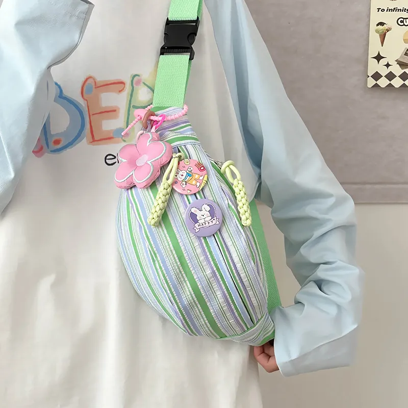 DCLOUD Nylon Sling Bag Regular Women's Multicolor-14