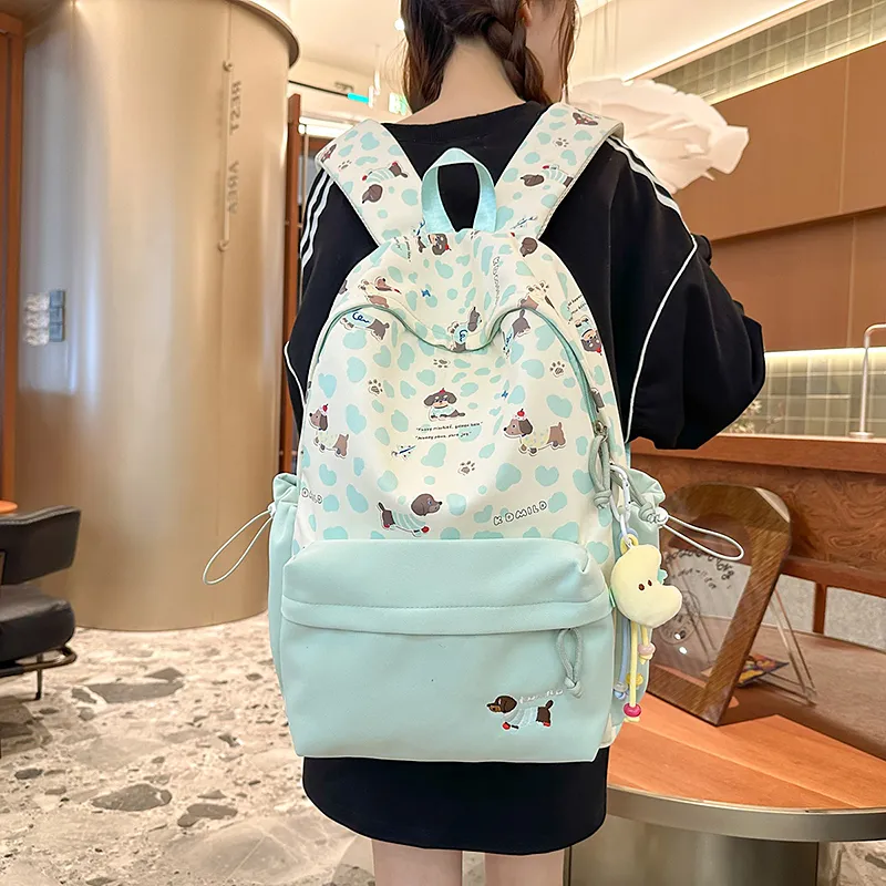 DCLOUD Nylon Backpack Regular Women's Multicolor-21