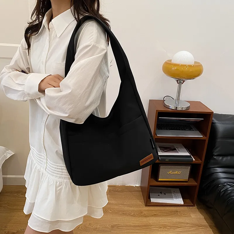 DCLOUD Canvas Bag Tote Shoulder Bag Unisex Multicolor-8