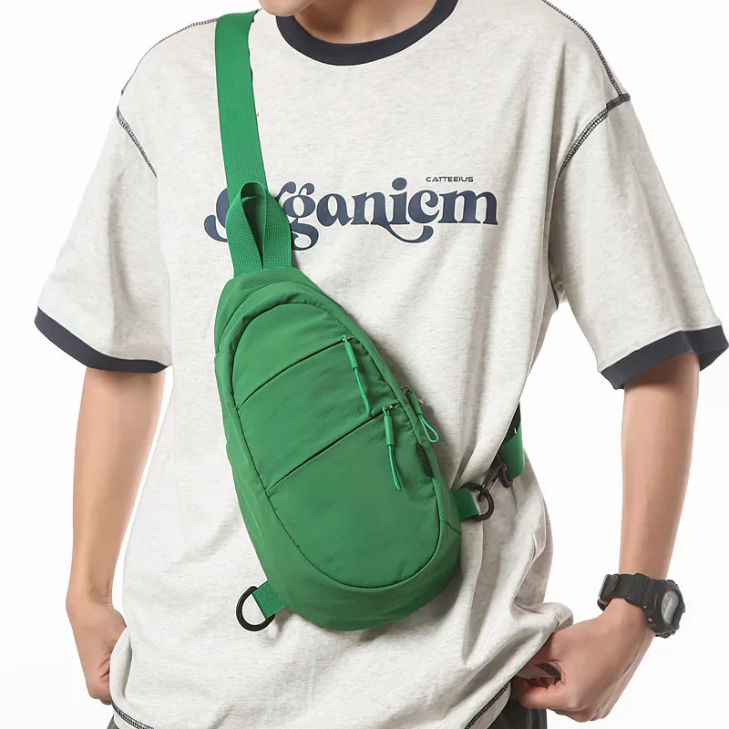DCLOUD Nylon Sling Bag Unisex Multicolor-11