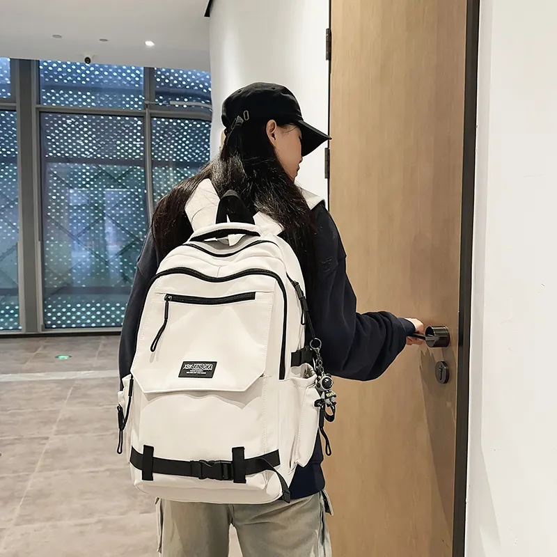 DCLOUD Nylon Backpack Unisex Multicolor-7