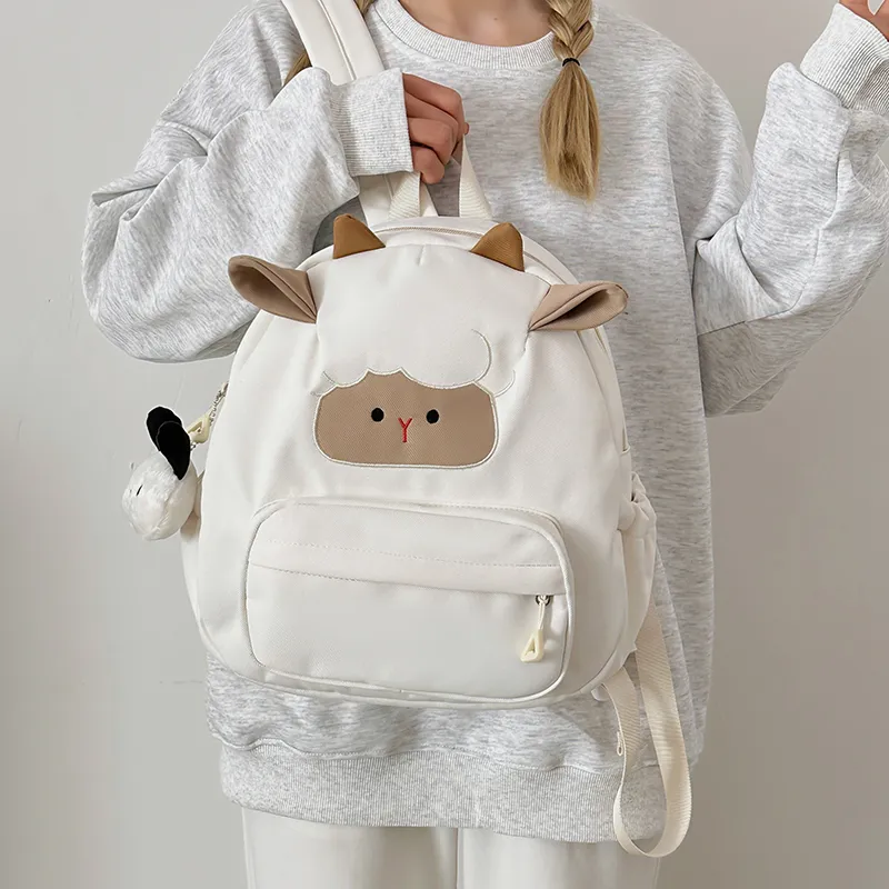 DCLOUD Nylon Backpack Unisex Multicolor-5