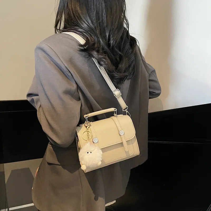 DCLOUD PU Handbag, Shoulder Bag, Crossbody Bag Regular Women's Khaki/Pea Green/Pink/Black-8