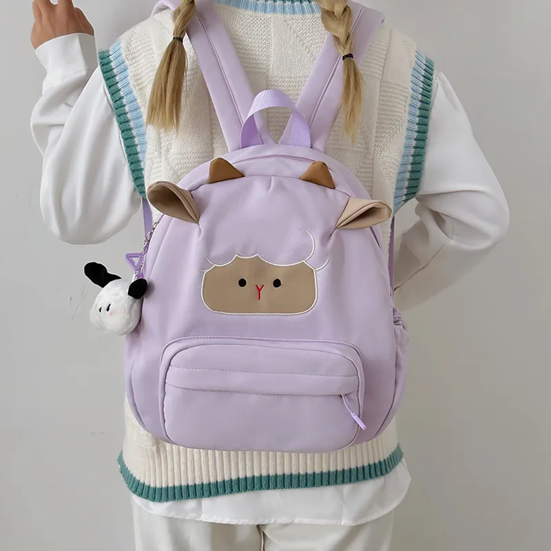 DCLOUD Nylon Backpack Unisex Multicolor-26