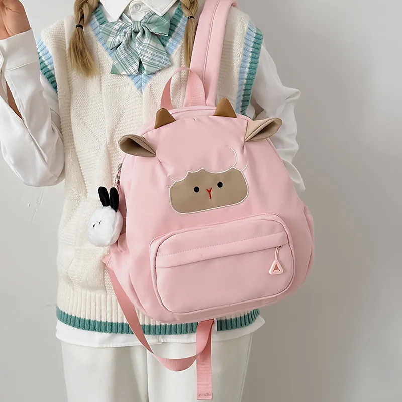 DCLOUD Nylon Backpack Unisex Multicolor-13