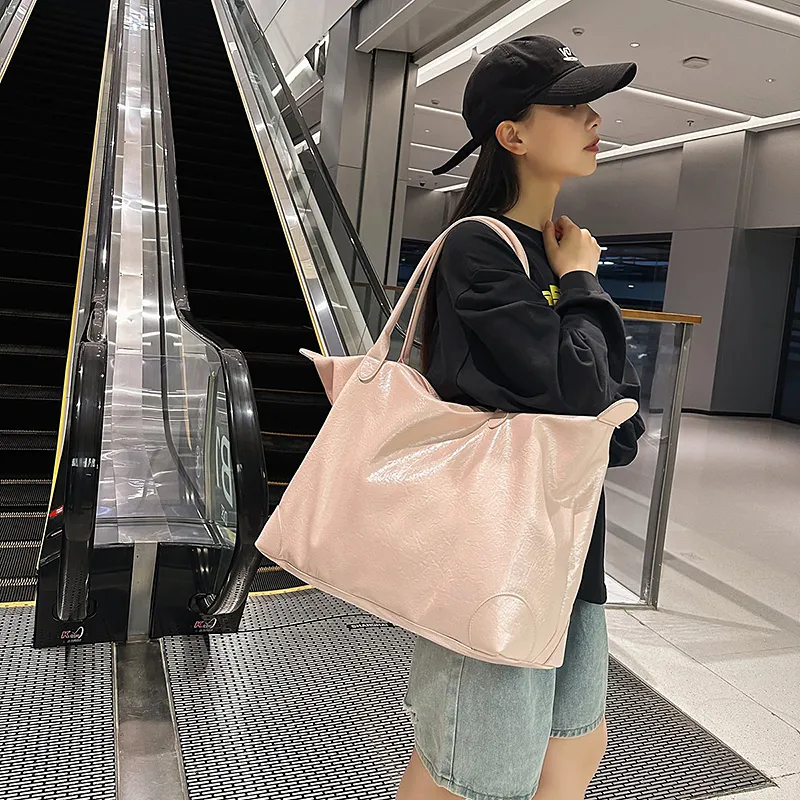 DCLOUD PU Travel Bag 40L Unisex Multicolor-19